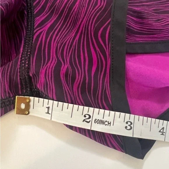 Lululemon Speed Short (2 1/2") Life Lines Polar Pink Black / Black Size 6 - Picture 6 of 8